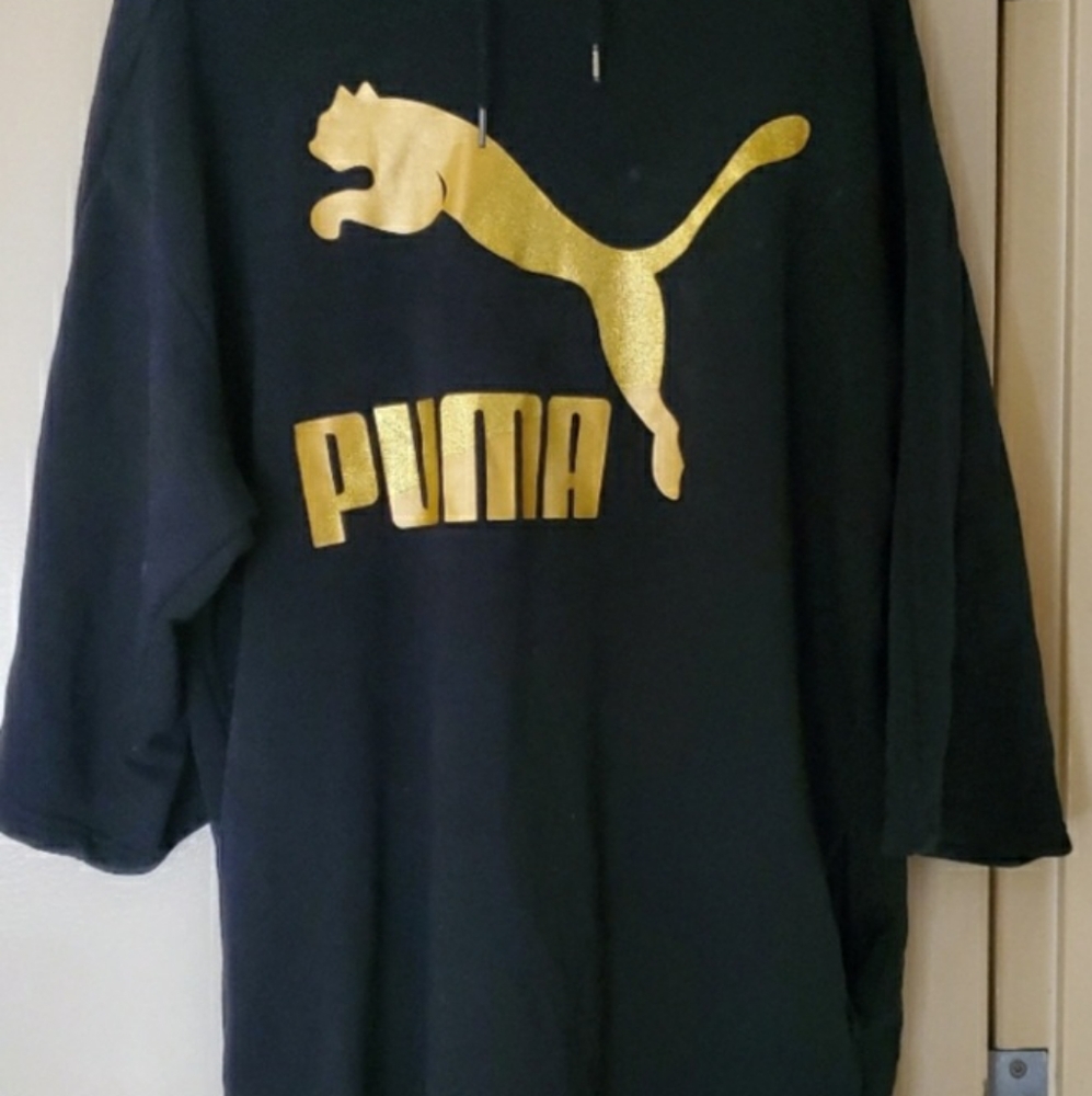 Puma hooded sweatshirt dress